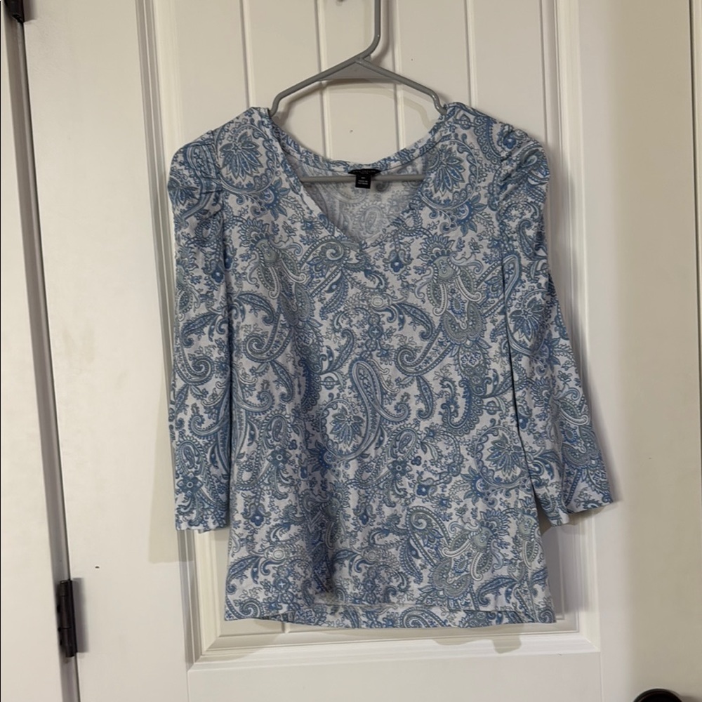 Ann taylor paisley top